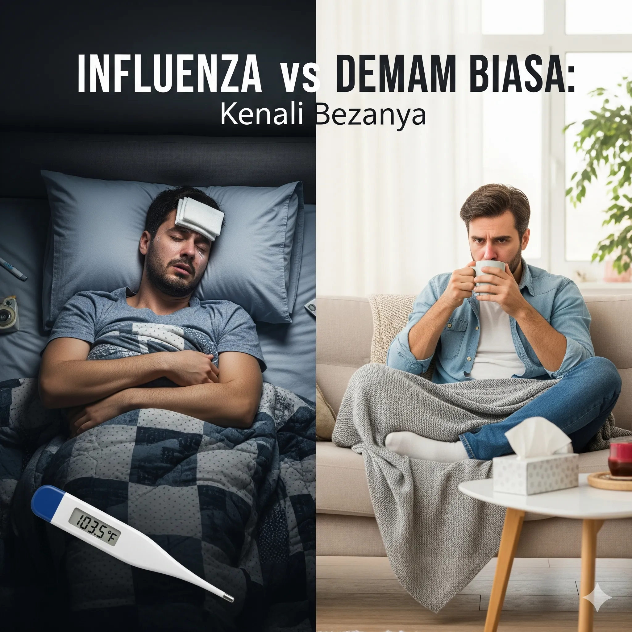 Beza Influenza dan Demam Biasa