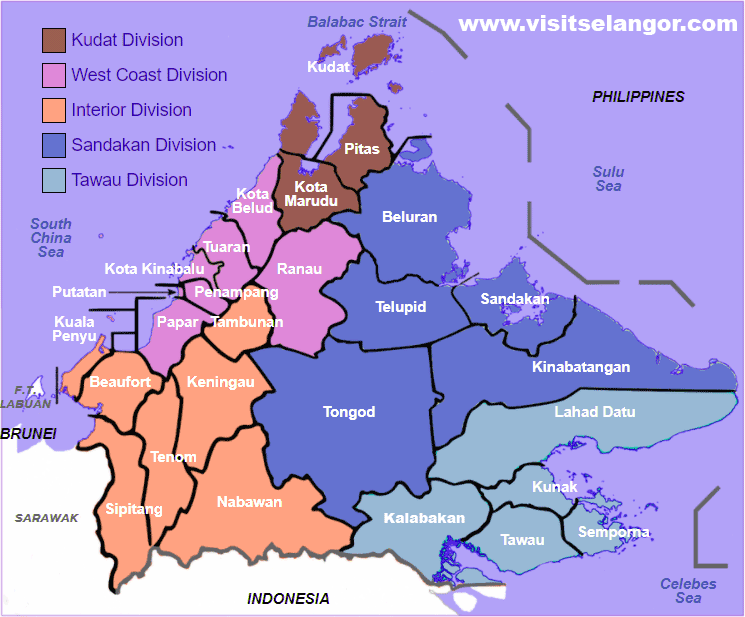 Senarai Daerah di Sabah